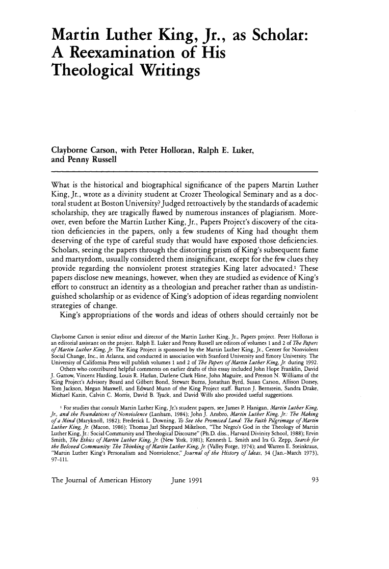 Page 93 of Journal of American History, Vol. 78, No. 1, 1991